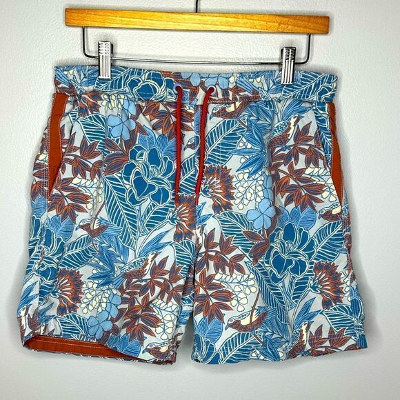 Men’s Swim trunks Reyn Spooner Hawaiian tropical floral size small - Picture 1 of 4